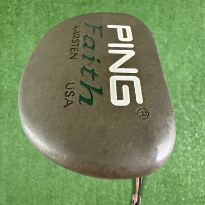 Ping Isopur Faith Karsten USA Mallet Putter Right Handed Original Grip 35” - Image 1 of 4