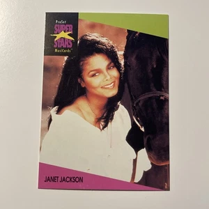 1991 Pro Set SuperStars MusiCards Janet Jackson Card #59 - Picture 1 of 2