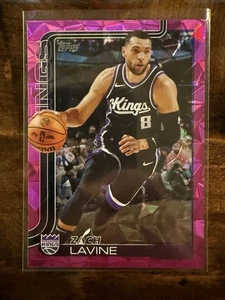 2025 Topps Hoops Zach Lavine lamina viola - Foto 1 di 4