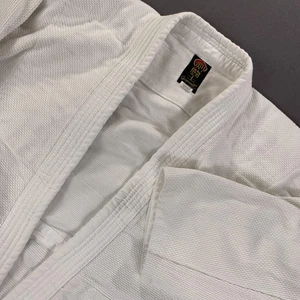 Gladiator By ProForce Judo Gi Jacket Adult #5 White Heavy Cotton Uniform Top - Picture 1 of 15