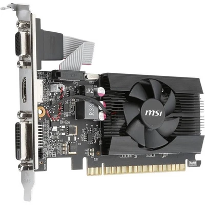 Tarjeta gráfica de bajo perfil MSI GT 710 2GD3 LP GeForce GT 710 2GB DDR3 PCIe 2.0 x16 Foto 1 de 4