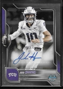 2025 Bowman Chrome University Josh Hoover Prospect Auto #BCA-JHO TCU - Picture 1 of 2