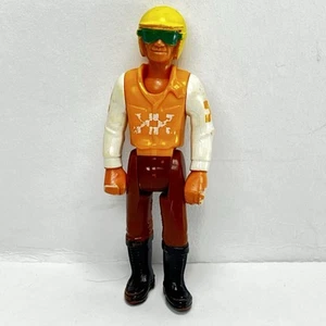 Vintage Fisher Price Adventure People Airplane Helicopter Pilot Worker 1982 - Picture 1 of 4