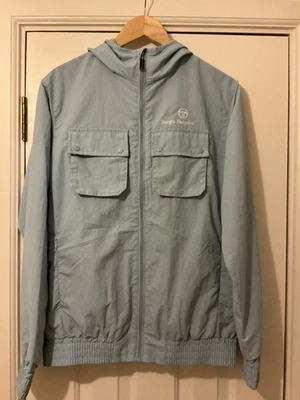 Sergio Tacchini Terrace Pocket Jacket, Sky blue, size Small, PTP 22” - Image 1 of 4