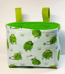 Lenkertasche Hängeutensilo Bettutensilo Kinder fahrrad Roller Frosch 🐸 - Bild 1 von 2