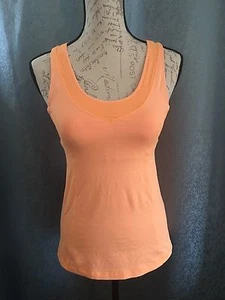 Lululemon Turbo Tank Orange/Mandarine Racerback Sport BH Yoga Größe 4 - Bild 1 von 4