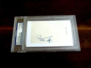 WILLIE MAYS SF GIANTS 600 3000 HOF SIGNED AUTO VINTAGE 1969 CUT PSA/DNA BEAUTY - Picture 1 of 3