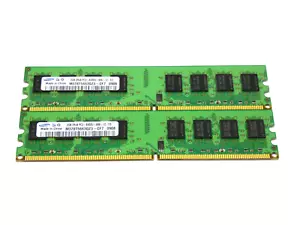 Samsung 2x2GB DDR2 800MHz (TESTED on INTEL) - PC Memory - Picture 1 of 2