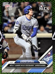 Shohei Ohtani 2024 Topps NOW #845 10/17/2024 1st Leadoff HR Of Postseason NLCS - Picture 1 of 2