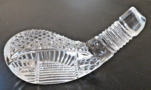 WATERFORD Clear Crystal Golf Club Head, Glass Paperweight, Desk Accessory - Picture 1 of 5