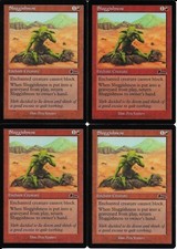 MTG: SLUGGISHNESS Urza's Legacy COMMON; played, Excellent condition x4
