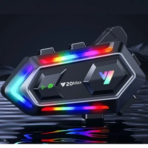 Motorcycle Helmet Bluetooth Headset Noise Reduction IPX6 Waterproof Hands Free - Picture 1 of 15