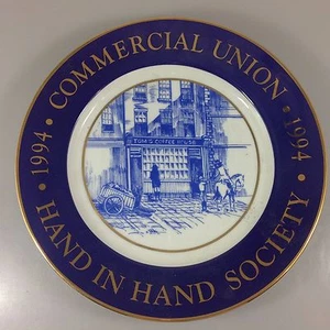 Placa conmemorativa Tiffany Commercial Union Hand in Hand Society 1994 - Imagen 1 de 3