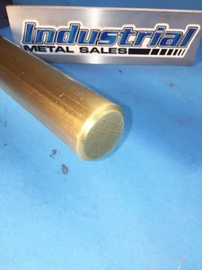 1-1/2" Diameter x 36"-Long 360 Brass Round Bar-- 1.5" Dia 360 Brass Lathe Stock - Picture 1 of 1
