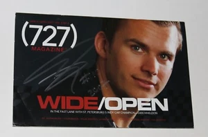 Dan Wheldon IRL Signed Autographed (727) Magazine Cover Ganassi Target Racing - Picture 1 of 3