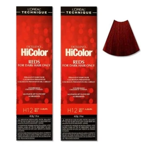L'Oreal Technique Excellence Hi Color DEEP AUBURN RED - 1.74 oz ea - Pack of 2 - Picture 1 of 1