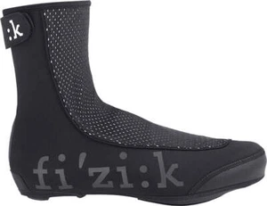 Fizik Winter Overshoes Black Cycling Waterproof Reflective Bike Ride Shoe Cover - Picture 1 of 2