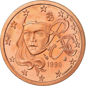 [#775007] France, 5 Euro Cent, 1999, BE, FDC, Copper Plated Steel, KM:1284