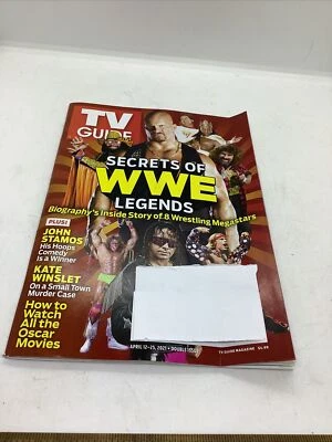 TV Guide - April 12–25 2021 - Secrets Of WWE Legends - Double Issue - Image 1 of 3