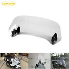 Universal Clip-On Clear Windshield Wind Deflector Extension For Bmw F800gs Honda