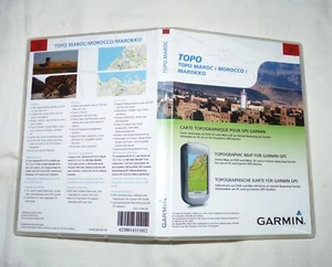 Logiciel DVDROM GPS PC Mac Garmin Topo Maroc / Morocco v2 - Adaptateur Micro SD - Photo 1/2
