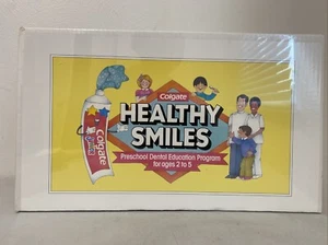 New Sealed Vintage 1989 Colgate Healthy Smiles Game Dental Education Set - Picture 1 of 7
