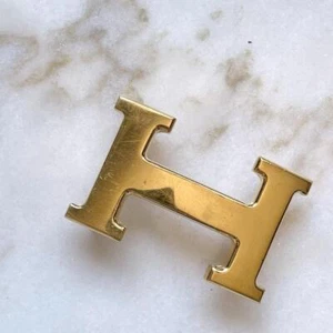 HERMES Constance H Gold GP Echtleder Gürtelschnalle - Unisex Mode Accessoire - Bild 1 von 5