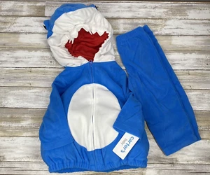 Carter's Shark Halloween Costume Size 12 Months 2 Piece Set 1M183510 - Picture 1 of 6