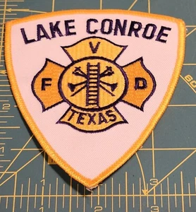 LAKE CONROE TEXAS FIRE DEPARTMENT Stickerei Patch - Bild 1 von 2