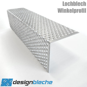 Lochblech Alu Leiste Eckschutz Kantenschutz Winkel Profil RV 1,5mm Winkelblech