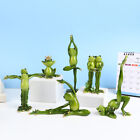 Cartoon Frog Figurine Cute Garden Animal Resin Home Room Decoration Accessories