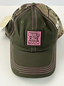 Cappello berretto palla resistente Ford nuovo costruito baseball camion donna mimetico punto rosa - Foto 1 di 12
