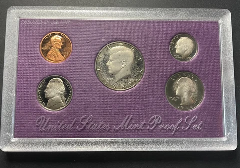 1988 S Proof Set U.S. Mint Original Government Packaging Cover