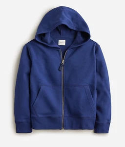NWT J.Crew Crewcuts $65 Kids' french Terry Hoodie, Navy, Sz S(6-7) - Picture 1 of 6