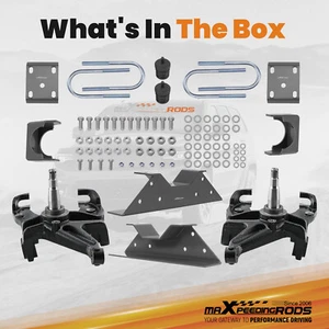Front 3" Rear 6" C-Notch Flip Kit W/ Spindles For Chevy C10 GMC C15 1973-1987 - Picture 1 of 12