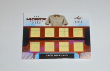 2019 Leaf JACK NICKLAUS Ultimate Sports Card Platinum 8X Used Relic #13/15