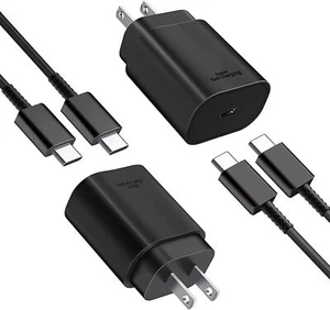 25W Super Fast Charger & Type C Cable For Samsung A54/A14/A13/S23 S22 S21 Ultra - Picture 1 of 25