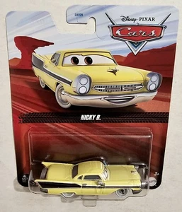 DISNEY PIXAR CARS NICKY B. FIGURE DIE CAST METAL BRAND NEW FAST SHIPPING - Picture 1 of 4
