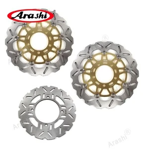 Per Kawasaki Z750 ABS 2007-2012 Z750R 2011 2012 Disco freno anteriore posteriore - Picture 1 of 12