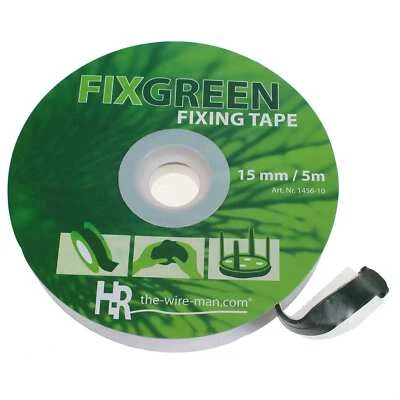 H&R GMBH 5m Fix Green Klebemasse 15mm Knetmasse Doppelklebeband wasserfest grün Kleber Ro