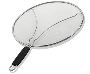 Splatter Screen for Frying Pan - 13 Inch Stainless Steel Grease Splatter Guard - - Picture 1 of 9