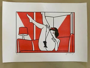 Risograph Djohan Hanopi Snow White Limited Ed No: 7 of 10 Hand Signed Prints - Picture 1 of 6