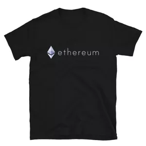 ETH Logo T-Shirt ETH crypto trader investor graphic tee - Picture 1 of 8