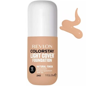 Revlon Colorstay Light Cover Foundation Natura SPF 35 240-Medium Beige Exp 23 - Picture 1 of 1