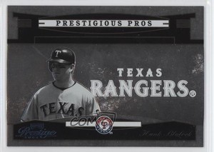 2005 Playoff Prestige Prestigious Pros Silver /75 Hank Blalock #PP-9