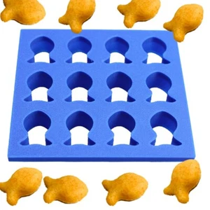 Mini Goldfish Cookie Cracker Cutter 1 Inch (12 Goldfish Cutter) - Picture 1 of 5