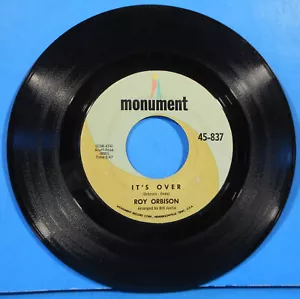 ROY ORBISON IT'S OVER ~ INDIAN WEDDING 7" 45 RPM 1964 ORIGINAL PLAYS GREAT VG!!A - Picture 1 of 2