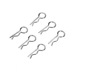 8E097 6 Clip Piccole Himoto Carrozzerie 1:8/6 CLIP SMALL FOR BODY HIMOTO 1:8 - Foto 1 di 1