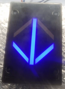CE electronics arrow 3" SA130-VZXSB, snap-in travel/ blue LED arrival arrow 3" - Picture 1 of 11