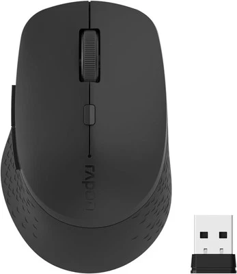 RAPOO M300G Silent Wireless Bluetooth Mouse Multi-Mode 2400DPI for Laptop PC Mac - Image 1 of 4